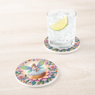 Posavasos Flor De Leche De Verano Colorida Y Helados
