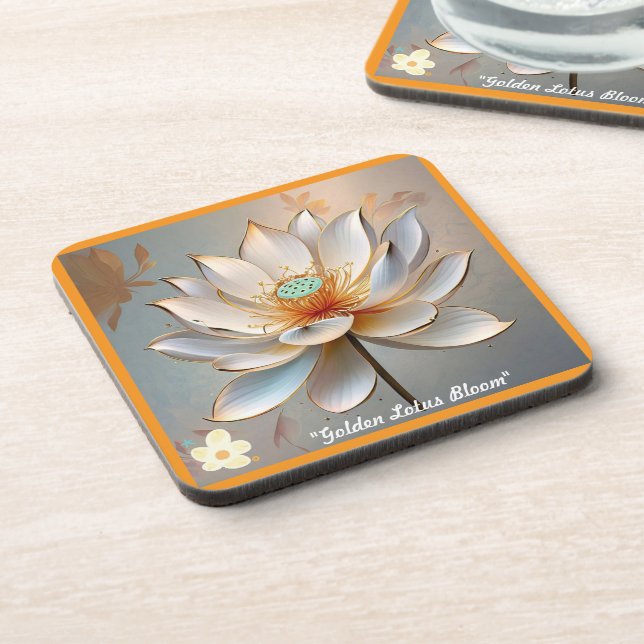 Posavasos "Flor de Lotus consciente" (Lado Izquierdo)