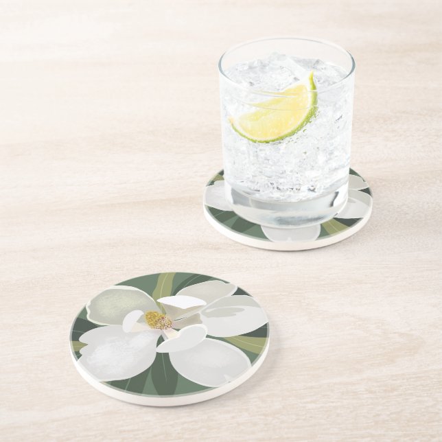 Posavasos Flor de Magnolia (Lado)