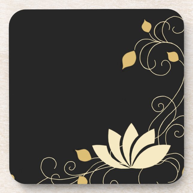 Posavasos Flor de medianoche (Frente)