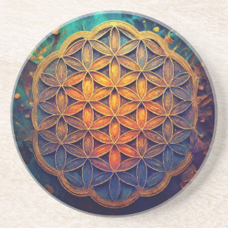 Posavasos Flor de montaña rusa