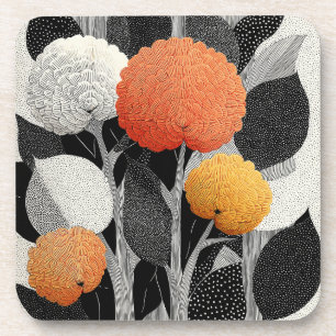Posavasos Flor de Noche en el Planeta Rojo #5