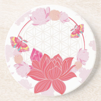 Posavasos Flor de vida con Lotus