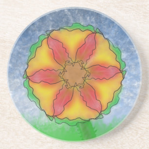Posavasos Flor extraña