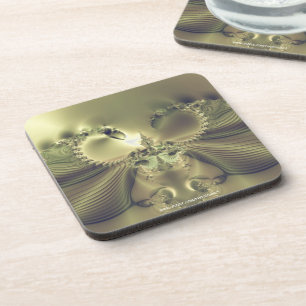 Posavasos Flor Metálica