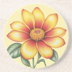 Posavasos Flor naranja