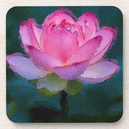 Posavasos Flor rosa Lotus