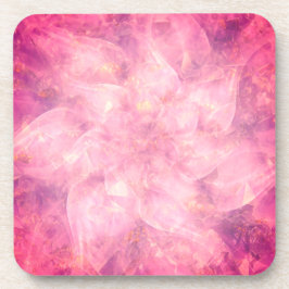 Posavasos Flor rosa Mandala