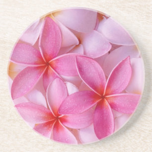 Posavasos Flor rosa suave