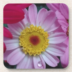 Posavasos Flor rosa y amarilla