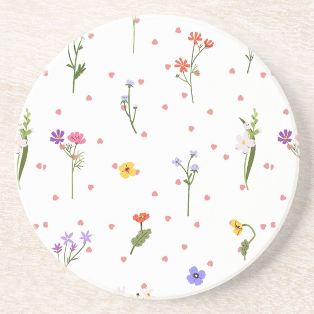 Posavasos Flor Sandstone Coaster (Frente)