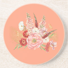 Posavasos Flor Sandstone Coaster