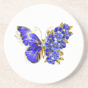 Posavasos Flor Sapphire Mariposa