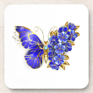 Posavasos Flor Sapphire Mariposa