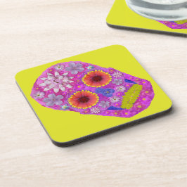 Posavasos Flor Skull 2