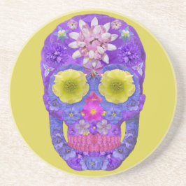 Posavasos Flor Skull 5