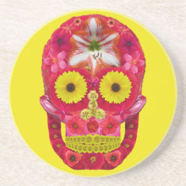 Posavasos Flor Skull 6