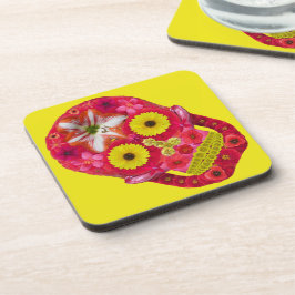 Posavasos Flor Skull 6