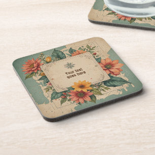 Posavasos Flor vintage