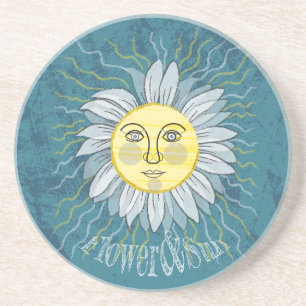 Posavasos Flor y sol - Naturaleza