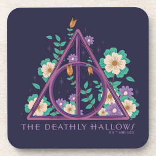 Posavasos Floral Deathly Hallow Graphic