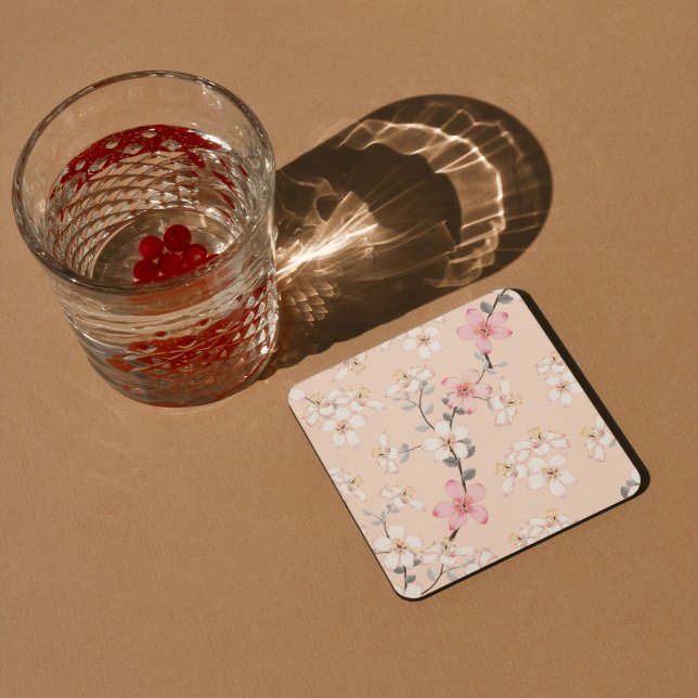 Posavasos Floral estética (Subido por el creador)