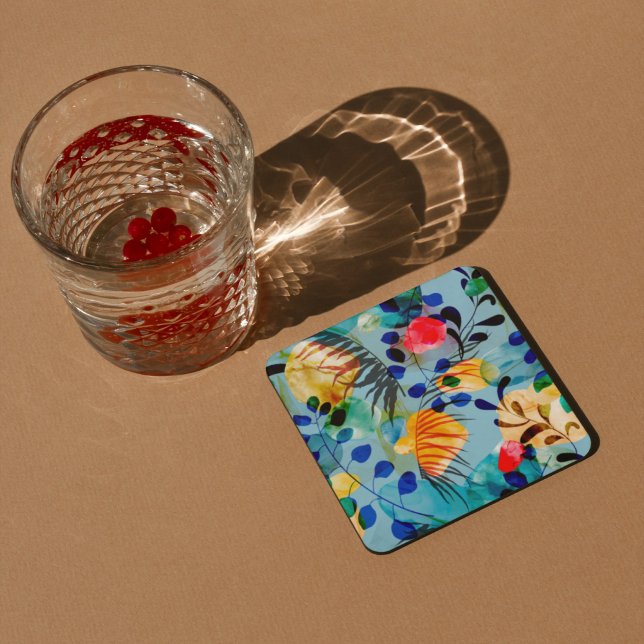 Posavasos Floral estética (Subido por el creador)