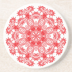 Posavasos Floral Flourif Motif Coasters