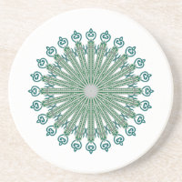Floral Flourish Design Coasters