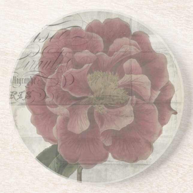 Posavasos Floral francesa III (Frente)