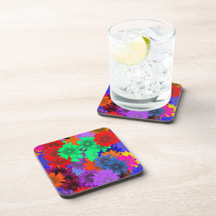 Posavasos Floral multicolor
