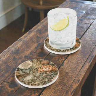 Posavasos Floral Otoñal William Morris