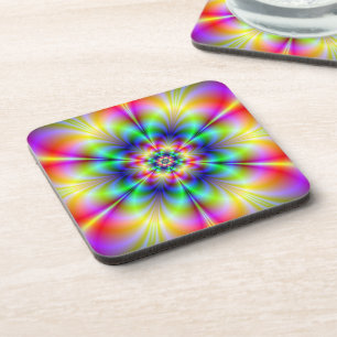 Posavasos Floral Psychedelia Coasters