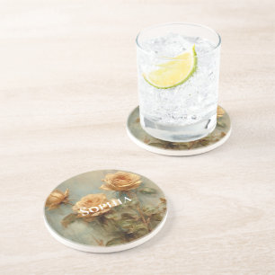 Posavasos Floral romántica de Rosas