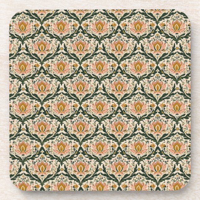 Posavasos Floral rosa (Frente)