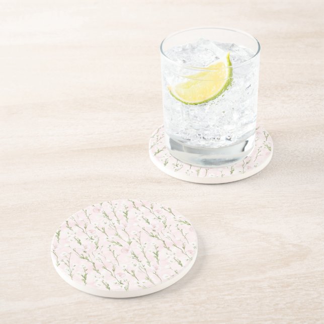 Posavasos Floral rosa Rubor (Lado)
