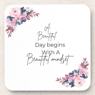 Posavasos Floral Rosa, Un hermoso día comienza, El