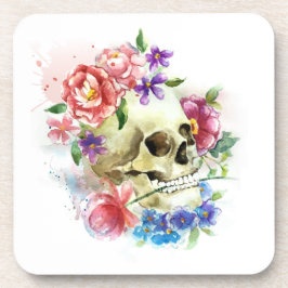 Posavasos Floral Skull Dia de los Muertos | Montaña