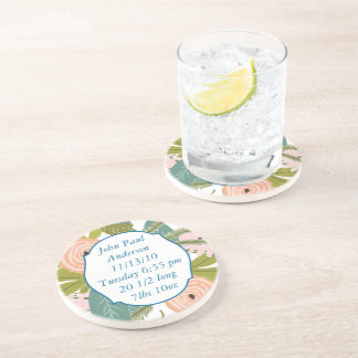 Posavasos Floral y fauna