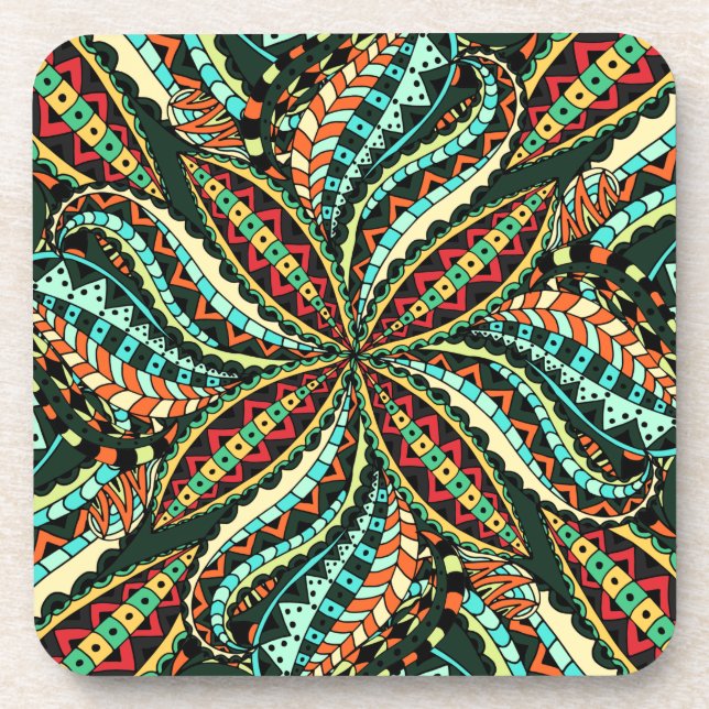 Posavasos Floral Y Glamurosa Sin Precedentes (Frente)