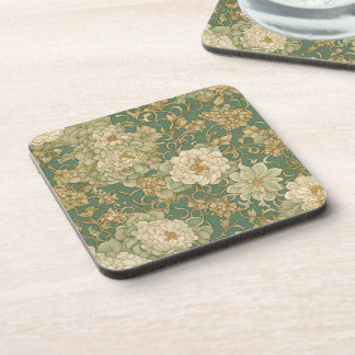 Posavasos Florales nostálgicos en hues de época