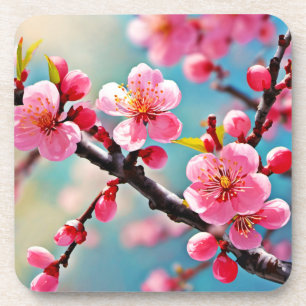 Posavasos Florecimiento de cerezos en primavera