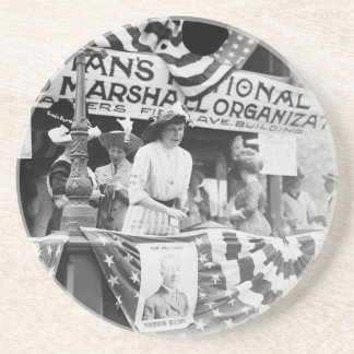 Posavasos Florence Jaffray Hurst Daisy Harriman Suffragette