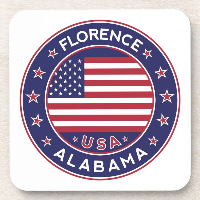 Posavasos Florencia, Alabama, Estados Unidos (Frente)