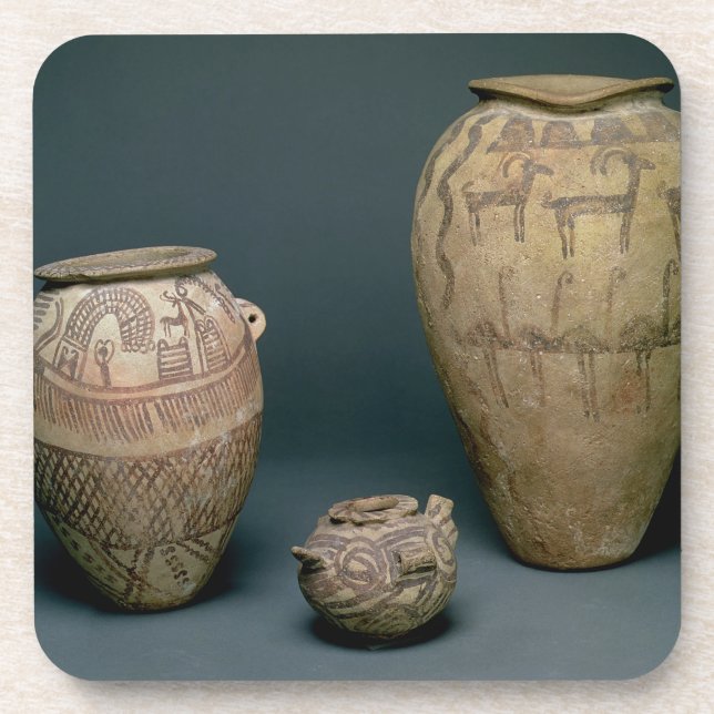 Posavasos Florero adornado con los diversos frisos de (Frente)