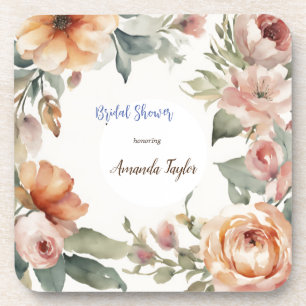 Posavasos Flores acuáticas Ducha nupcial mínima