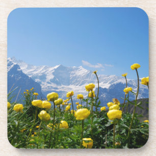 Posavasos Flores   Alpes suizos Eiger Monch