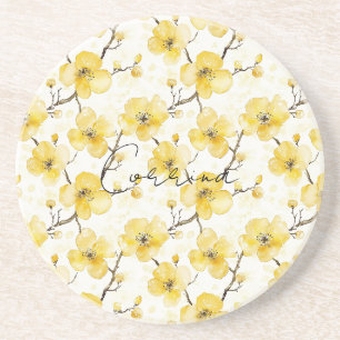 Posavasos Flores amarillas de oro