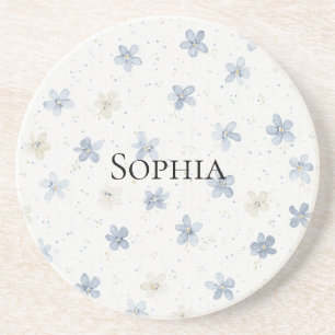 Posavasos Flores Azules Bonitas