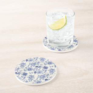 Posavasos Flores Azules Bonitas